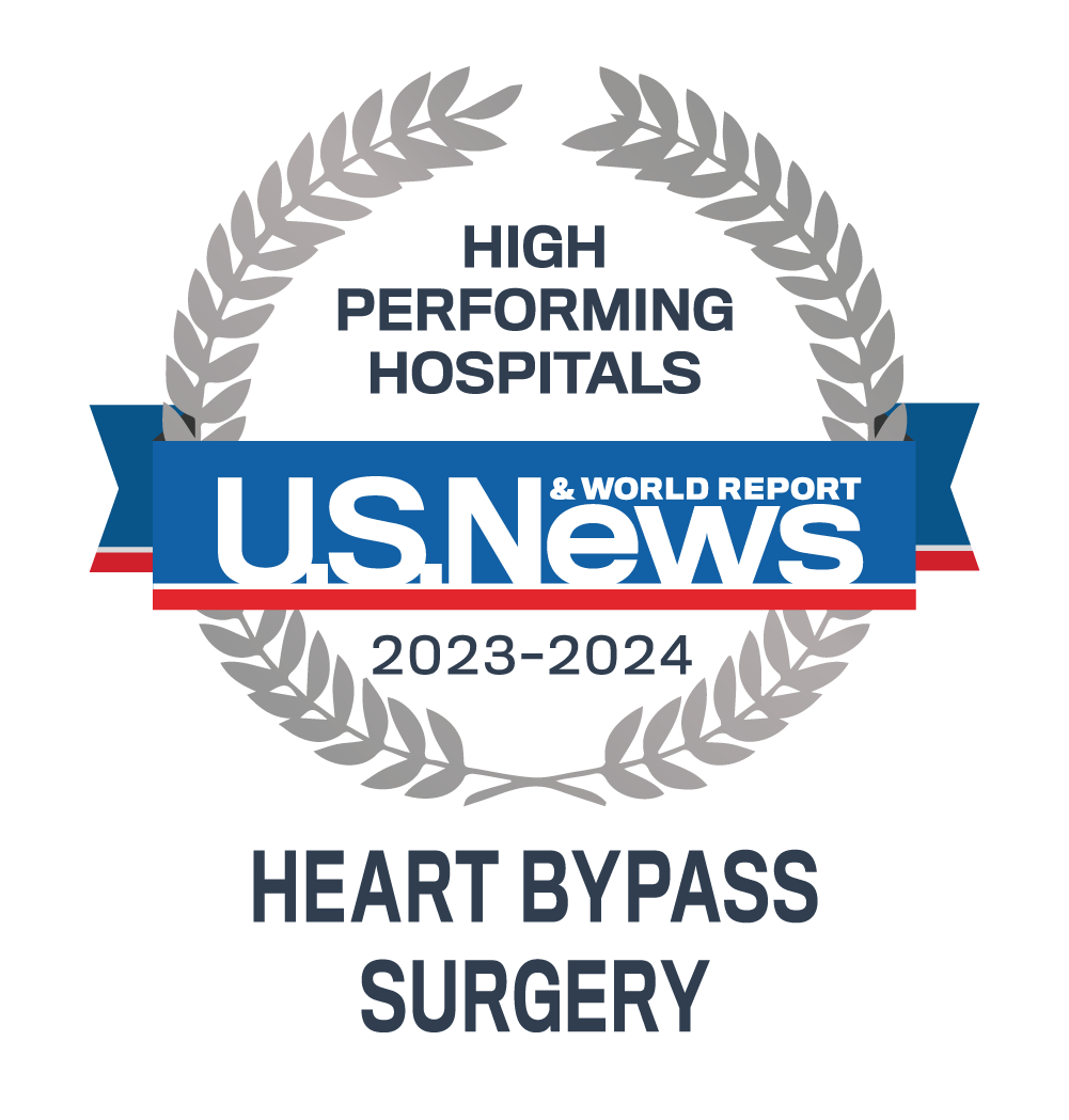 Heart Bypass Surgery - 2023-24 Best Performing Hospitals - U.S. News Emblem