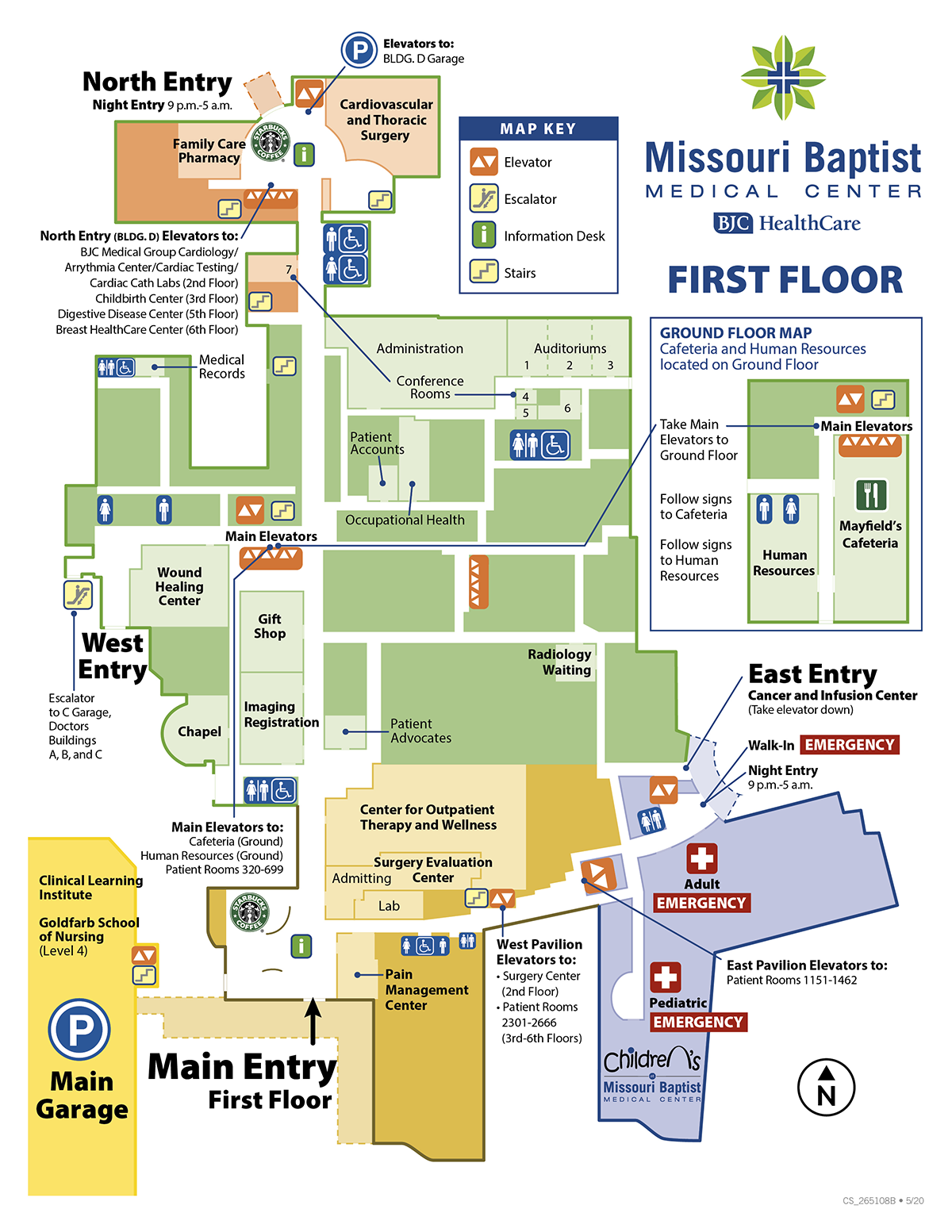 missouri baptist university campus map Contact Information For Missouri Baptist Medical Center In St Louis missouri baptist university campus map